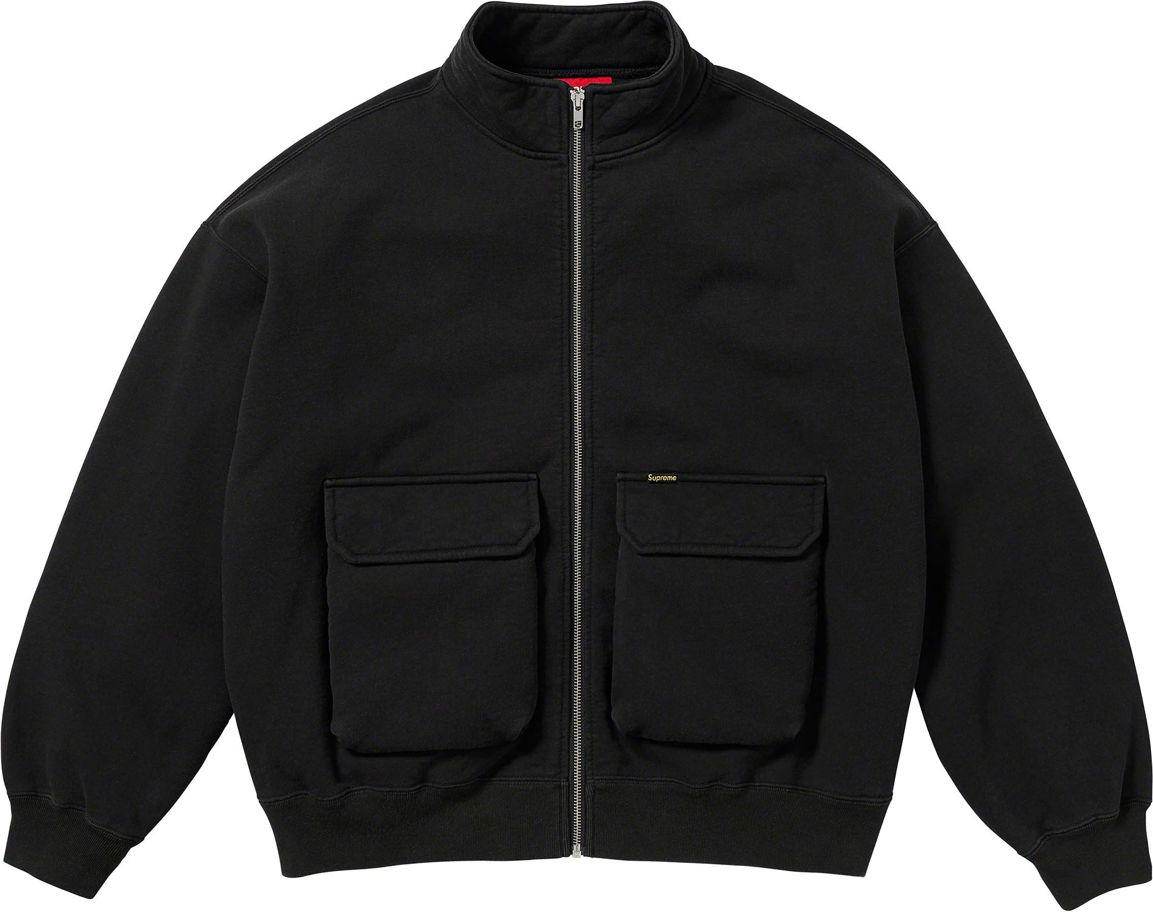 Cargo Pocket Zip Up Sweatshirt view 3